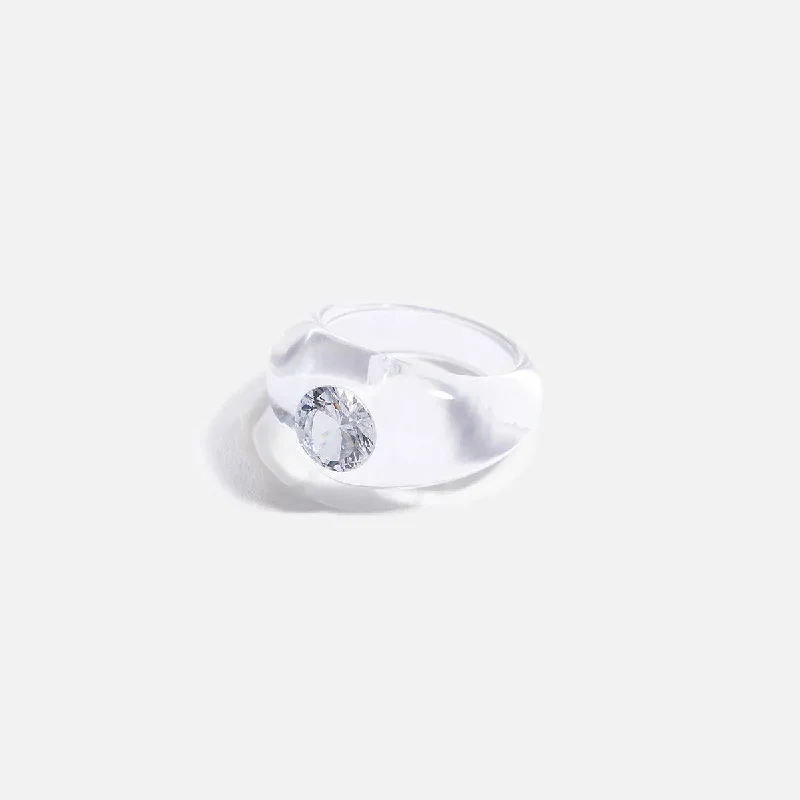 Limited-Time Offer On Elegant Jewelry Pieces Astro Ring, Clear