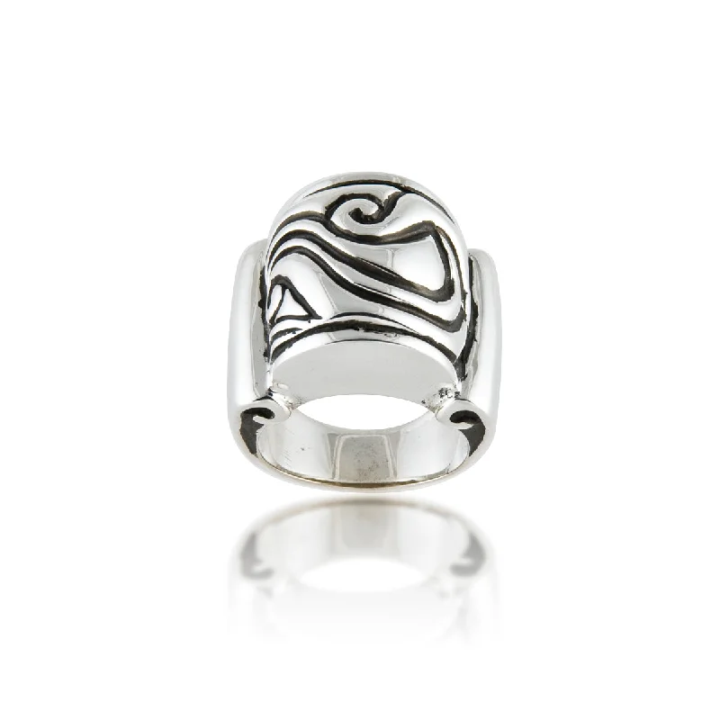 The Perfect Jewelry Piece At The Perfect Discount Classic Swirl 'Arch' Ring