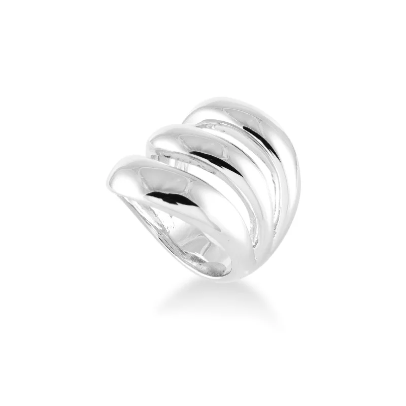 Premium Diamond Jewelry At Once-In-A-Lifetime Discounts 3 Wave Ring