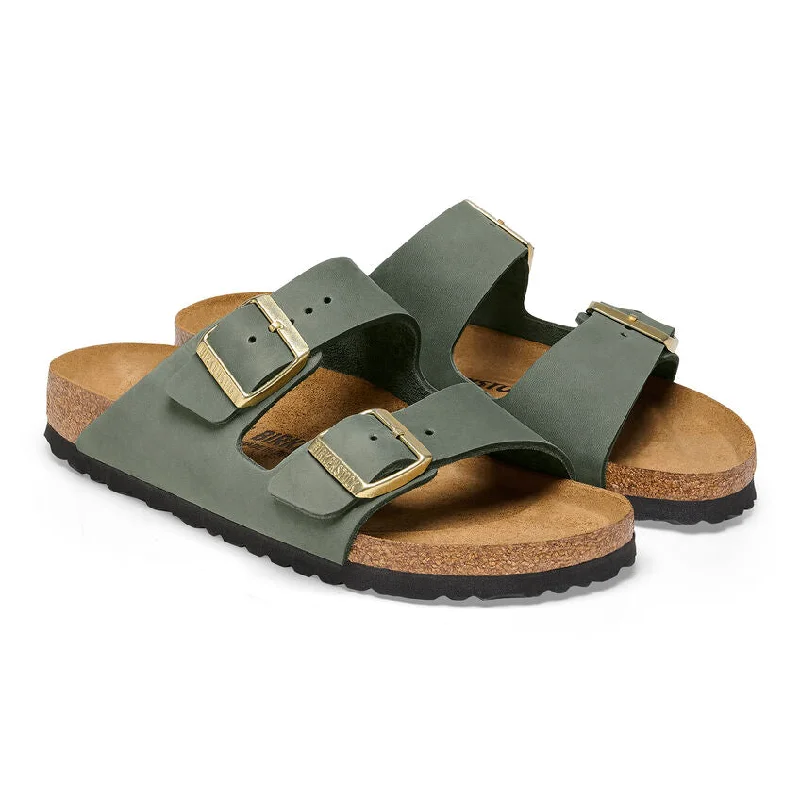 Trendy Women's Shoes Women's Arizona Nubuck Leather Sandal - Thyme
