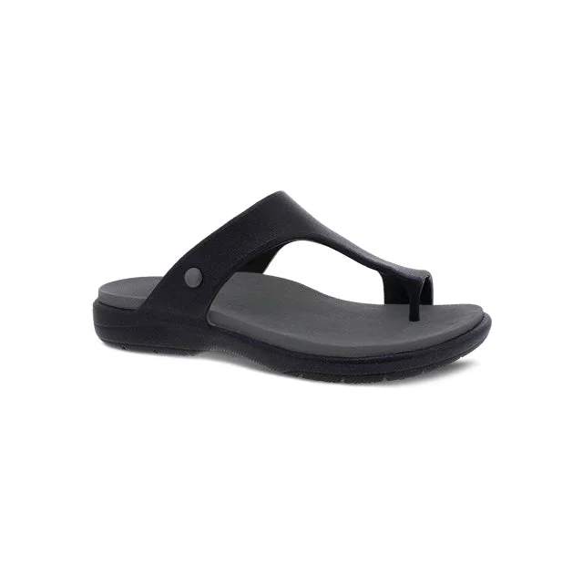 High-Quality Women's Shoes Women's Krystal Black Molded Sandal