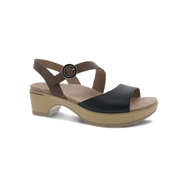 Best Women's Shoe Deals Women's Marjory Black Tumbled Nappa Sandal