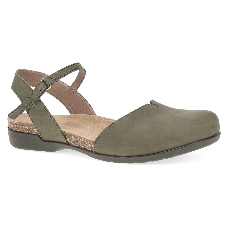 Designer Shoes Clearance Women's Rowan Milled Nubuck Mary Jane Sandal - Ivy