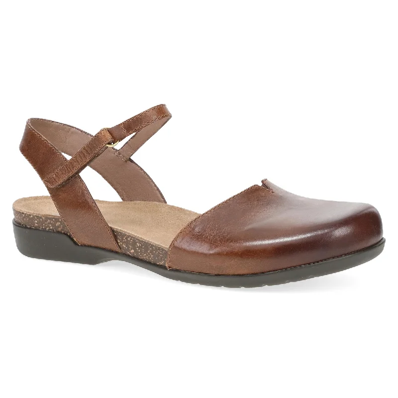 Comfortable Shoes Promotion Women's Rowan Waxy Burnished Mary Jane Sandal - Tan