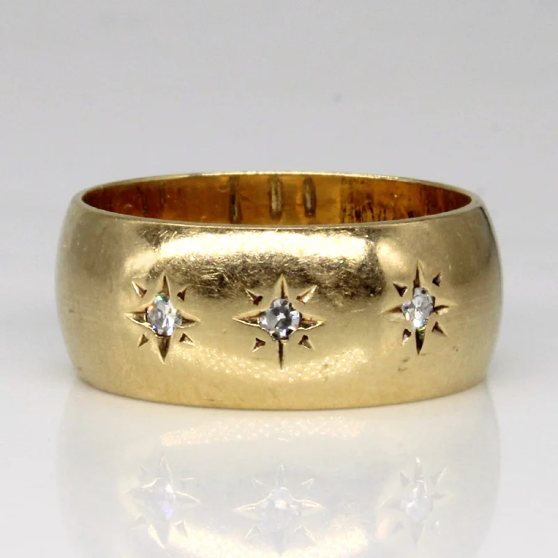 Chic And Stylish Jewelry At Exclusive Prices Flush Set Diamond Starburst Ring | 0.06ctw | SZ 6.5 |