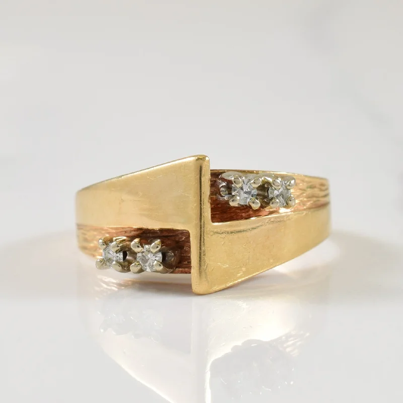 Buy More, Save More On Stunning Jewelry Pieces Multi Level Diamond Ring | 0.06ctw | SZ 4.75 |