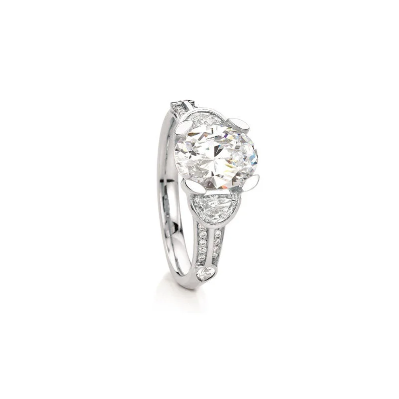 Flash Sale On Elegant Jewelry – Don't Miss Out Glasgow Three-Stone Diamond Enagement Ring