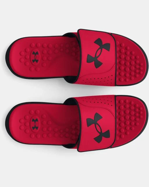 Women's Office Shoes Men's UA Ignite 7 Pro Slide Sandal - Red/Black