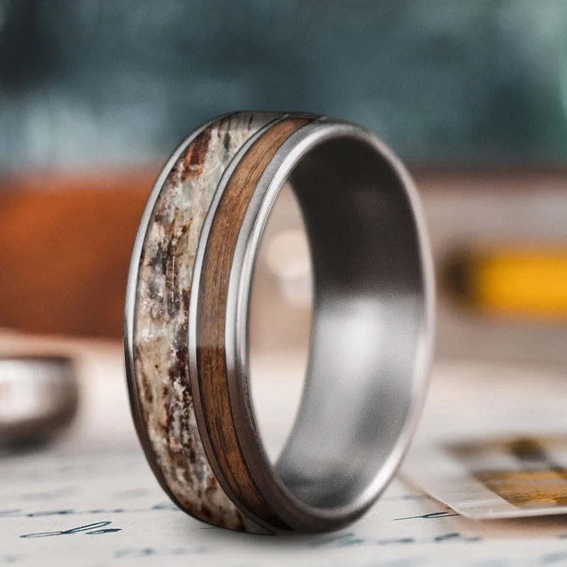 Trending Jewelry Now At Unbeatable Prices Custom Design - 2-Inlay Offset Ring exn9TDaV5W53q7DIGuwDLzJO
