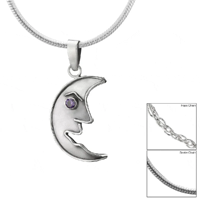 Fashion-Forward Jewelry At Exclusive Discounts Crescent Moon Sterling Necklace