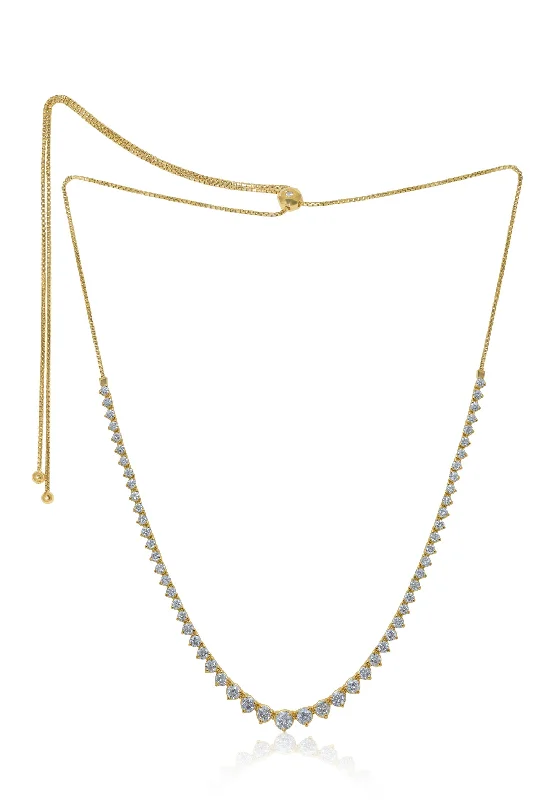 Special Sale On Handcrafted Jewelry – Shop Today Necklaces 14k YG with 3.50cts of diamonds bolo deasigh