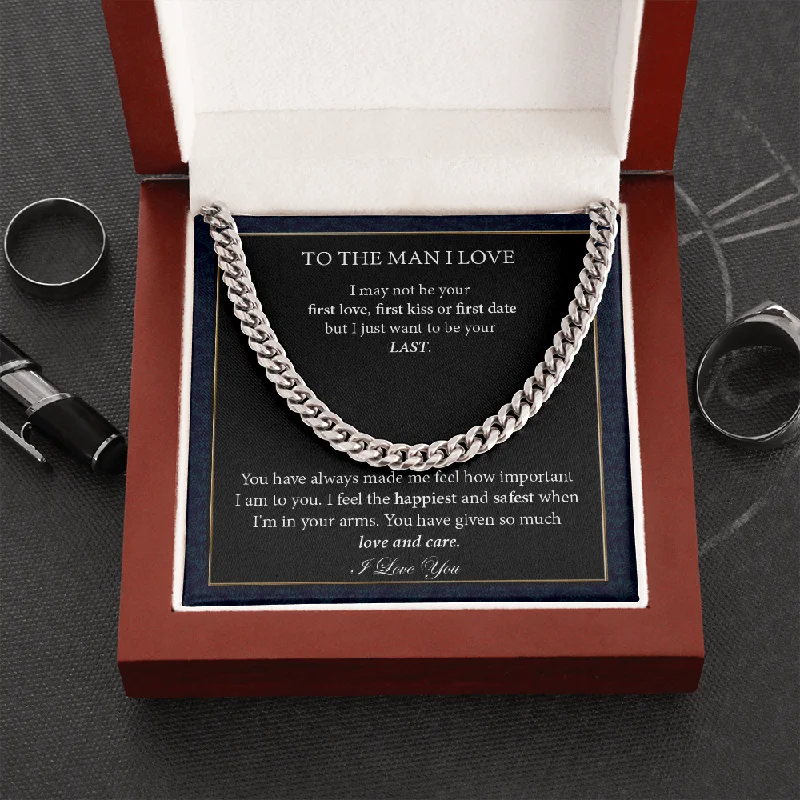 Exclusive Online Jewelry Sale – Don't Wait To The Man I Love Chain Necklace Male Necklace Gifts To My Man Male Pendants Gifts For Him