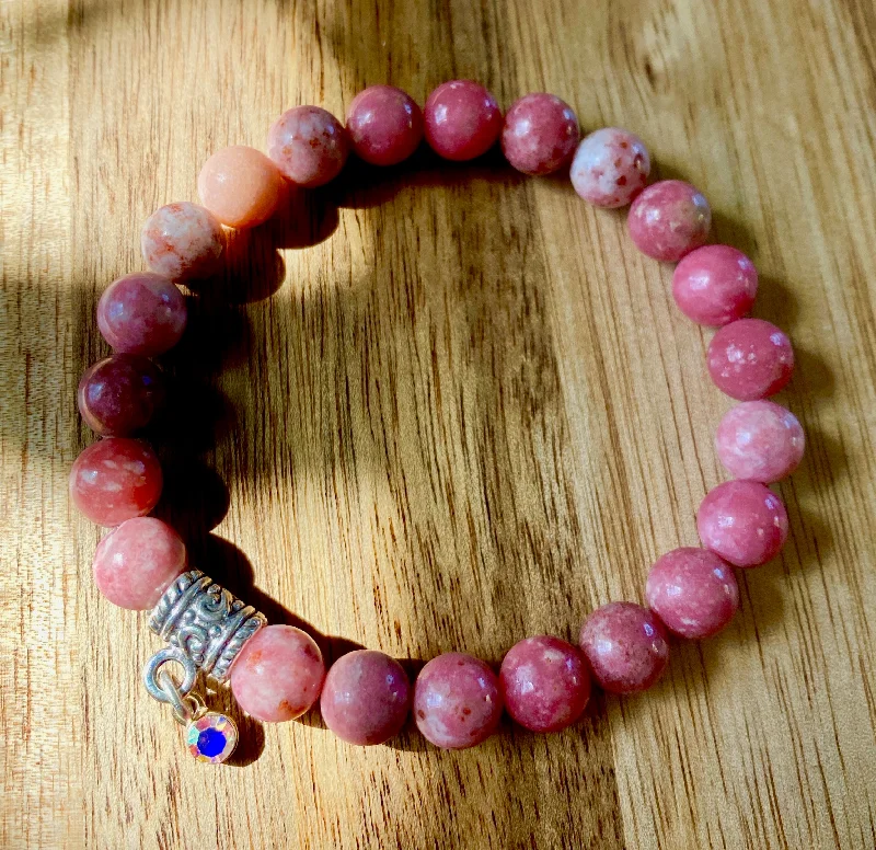 Discounted Jewelry For A Glamorous Look Pink Thulite Bracelet
