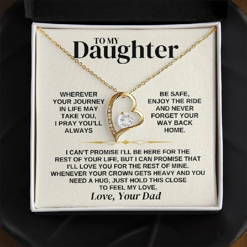 Elegant Designs, Unbeatable Discounts – Shop Jewelry Now To My Daughter Necklace - Love Dad - Necklace for Daughter Necklace from Dad to Daughter Forever Love Necklace Elegant Designs, Unbeatable Discounts – Shop Jewelry Now To My Daughter Necklace - Love Dad - Necklace for Daughter Necklace from Dad to Daughter Forever Love Necklace