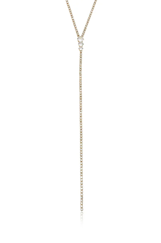 Exclusive Jewelry Sale – Shine For Less Crystal Strip Lariat