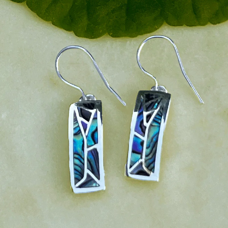 Flash Deals On Fine Jewelry – Shop Before It's Gone Mosaic Abalone Earrings - Sterling Silver, Indonesia