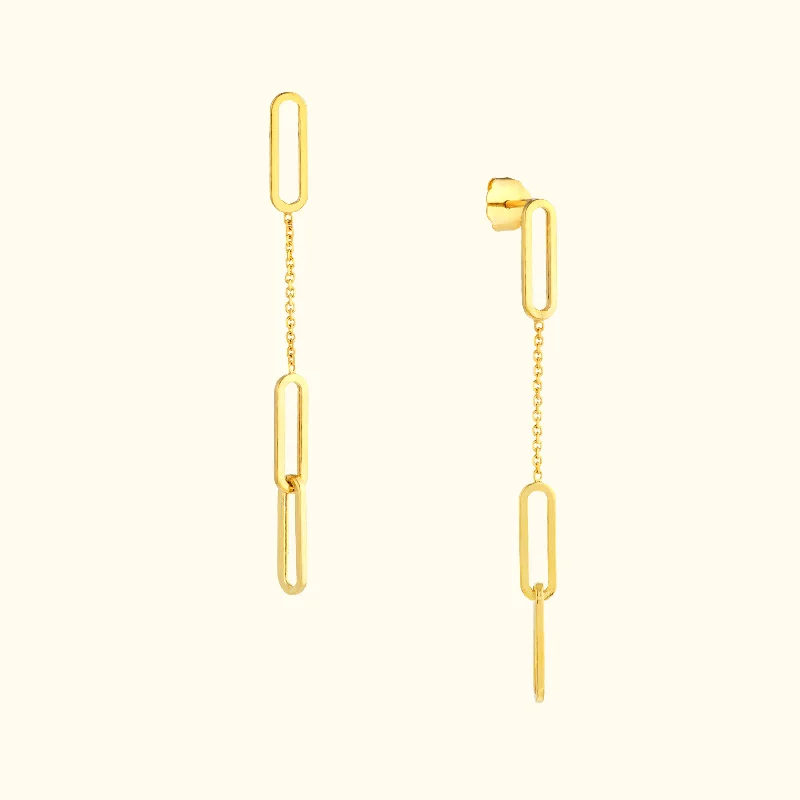 Unmissable Jewelry Clearance – Final Reductions Paper Clip Dangle Earrings
