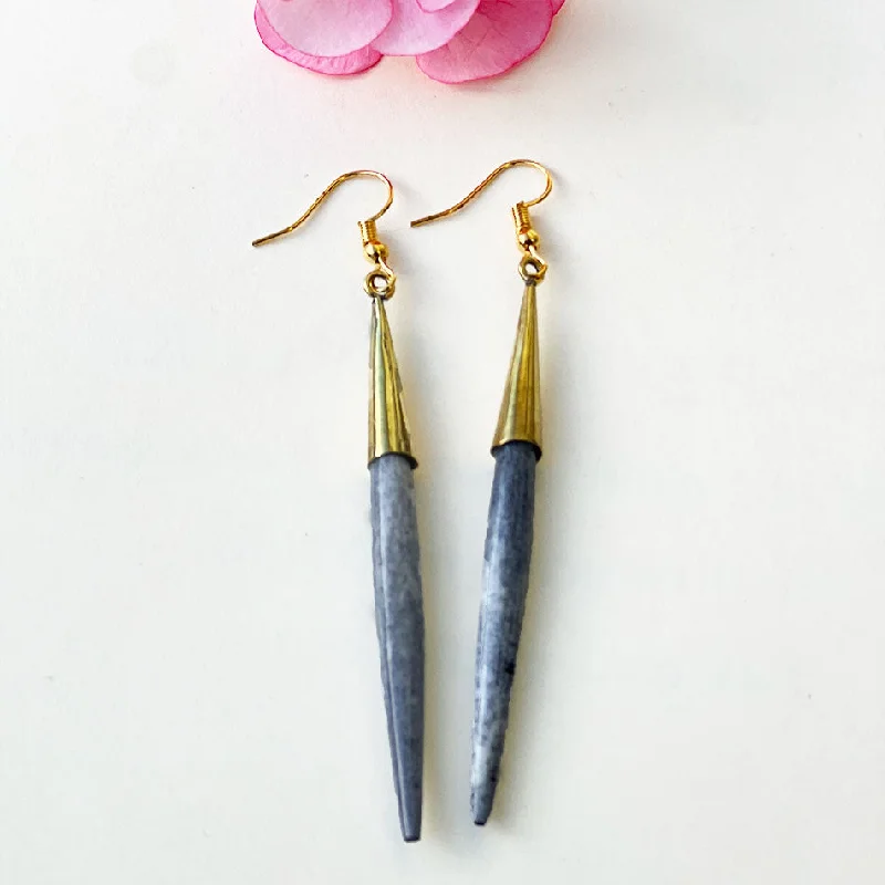 Fashion-Forward Geometric Jewelry For Contemporary Style Point Out The Good Earrings - Gray, Uganda