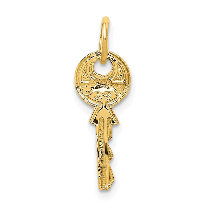 Eco-Friendly Sustainable Jewelry For Conscious Buyers 14k Yellow Gold Key Charm