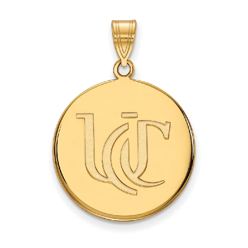 14k Yellow Gold U of Cincinnati Large Pendant