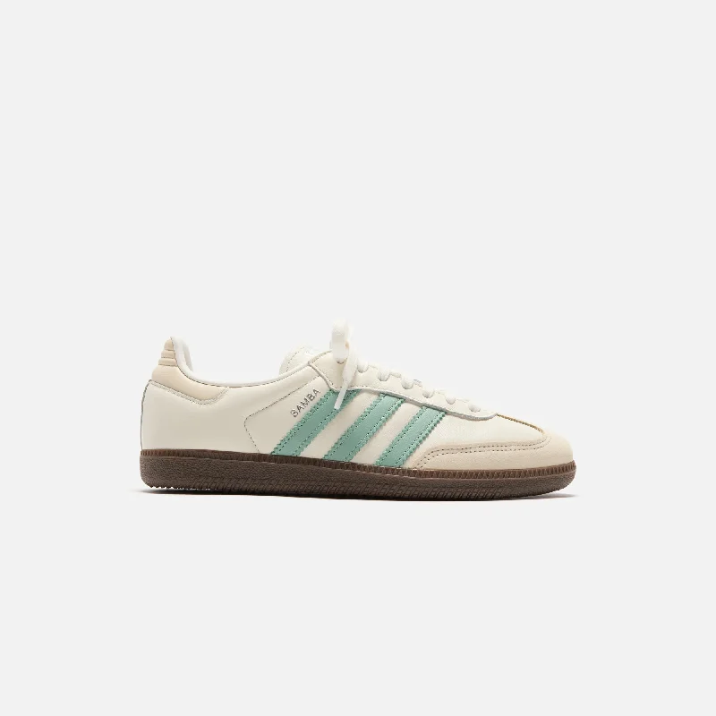 Fashion Essentials adidas WMNS Samba OG - Cloud White / Hazy Green / Wonder White