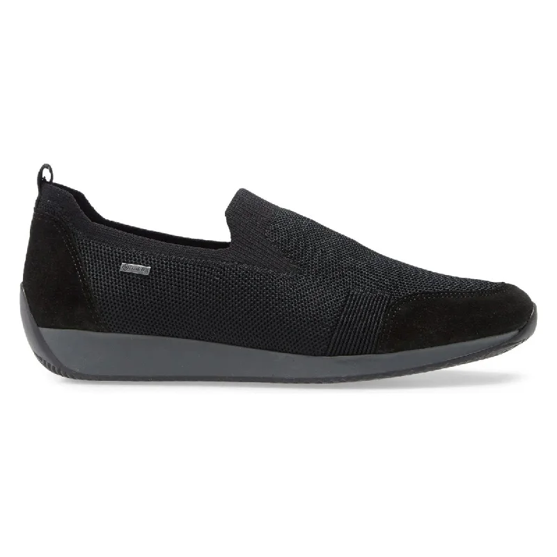 Comfortable Dress Shoes Ara Women's Lilith Black Velour Gore-Tex® Waterproof