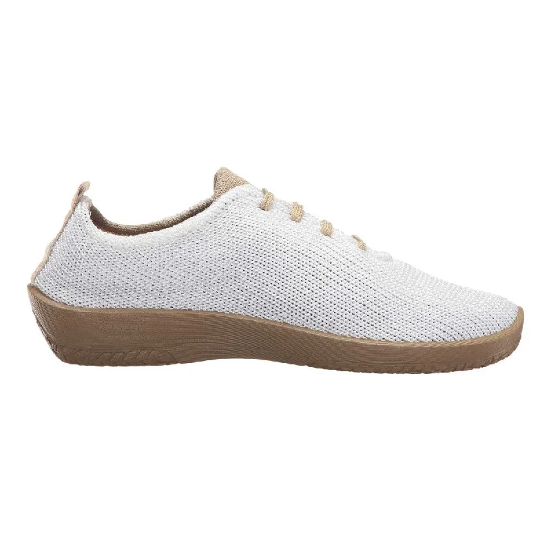 Urban Fashion Footwear Arcopedico Women's LS Oxford White/Beige Fabric