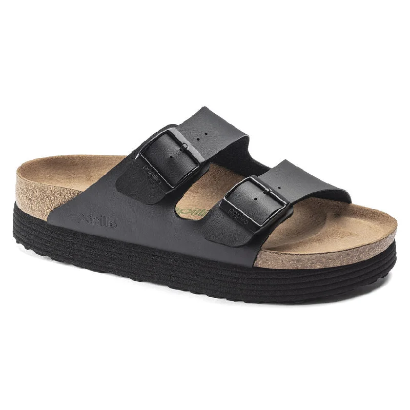 Embrace New Fashion Arizona Platform Vegan in Black from Birkenstock