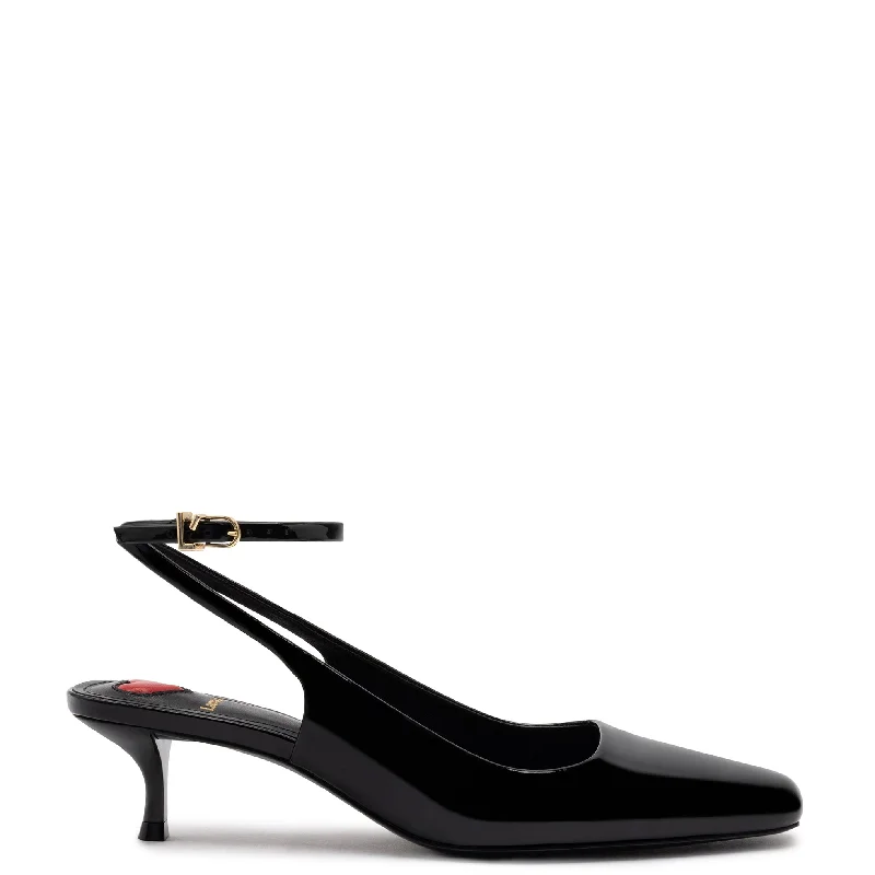 Must-Have Shoe Styles Amal Pump In Black Patent Leather