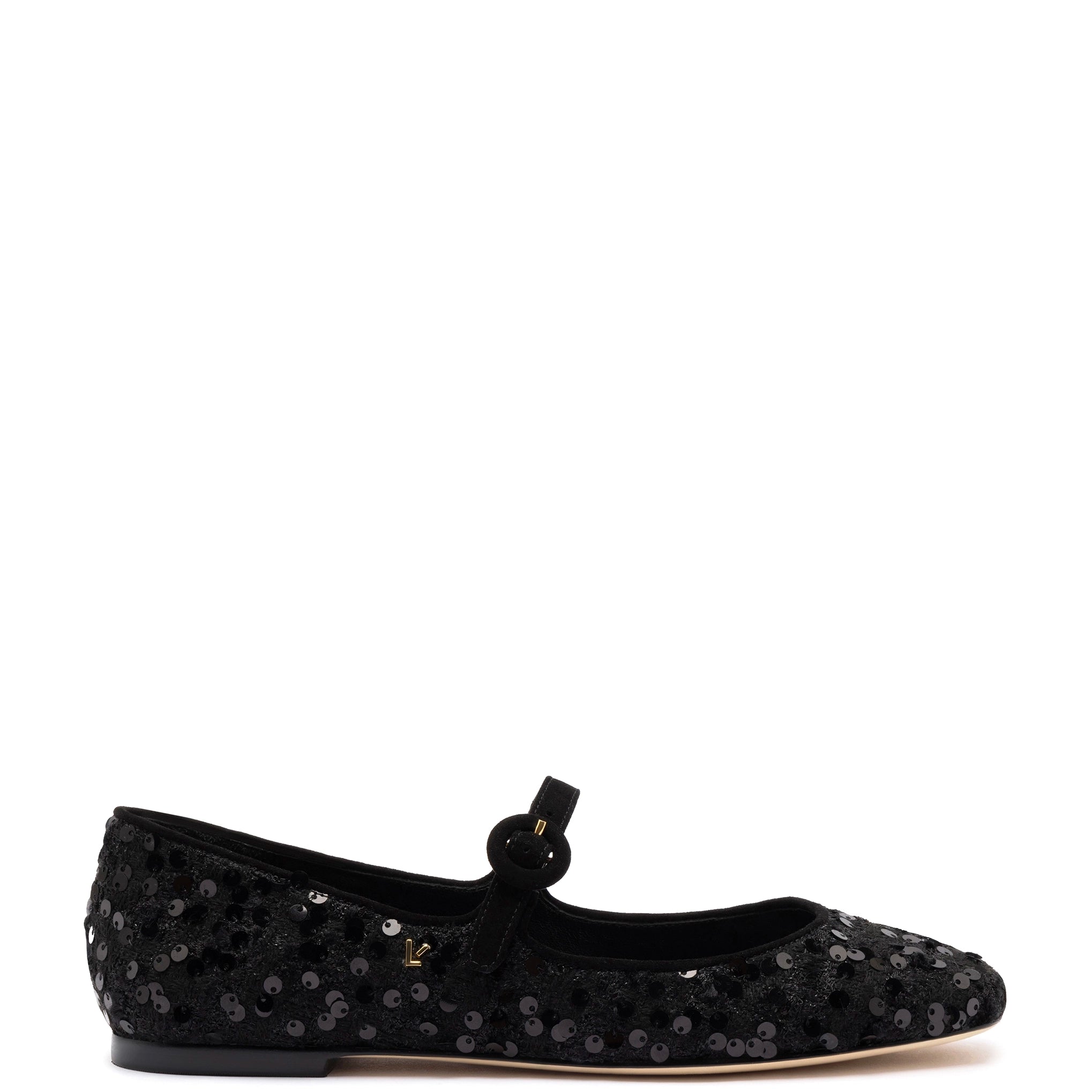 Flash Sale Fever Blair Ballet Flat In Black Sequins