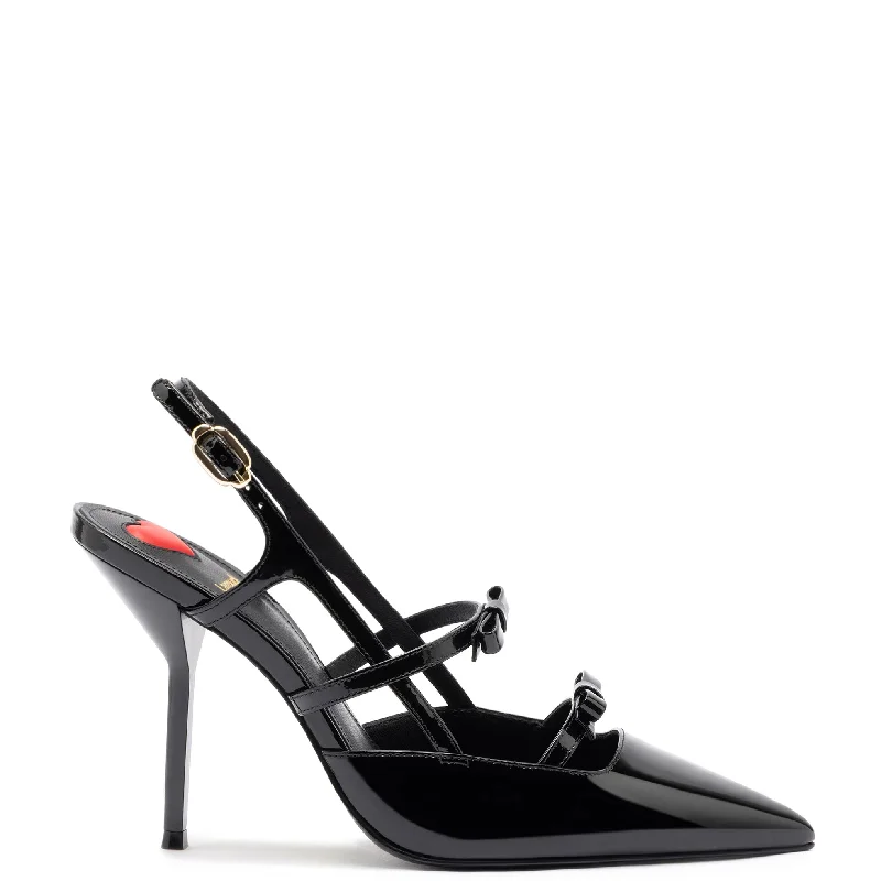 Versatile Fashion Shoes Brooks Pump In Black Patent Leather