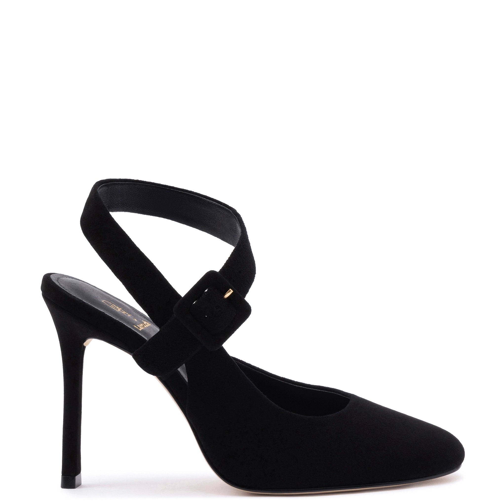 Affordable Women's Shoes Deena By Larroudé Pump In Black Suede