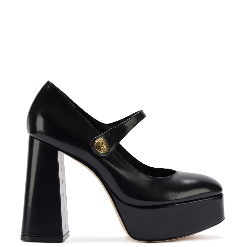 Modern Fashion Loafers Emma Pump In Black Leather