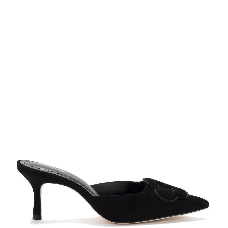Classic Dress Shoes Sale Flora Pump In Black Suede