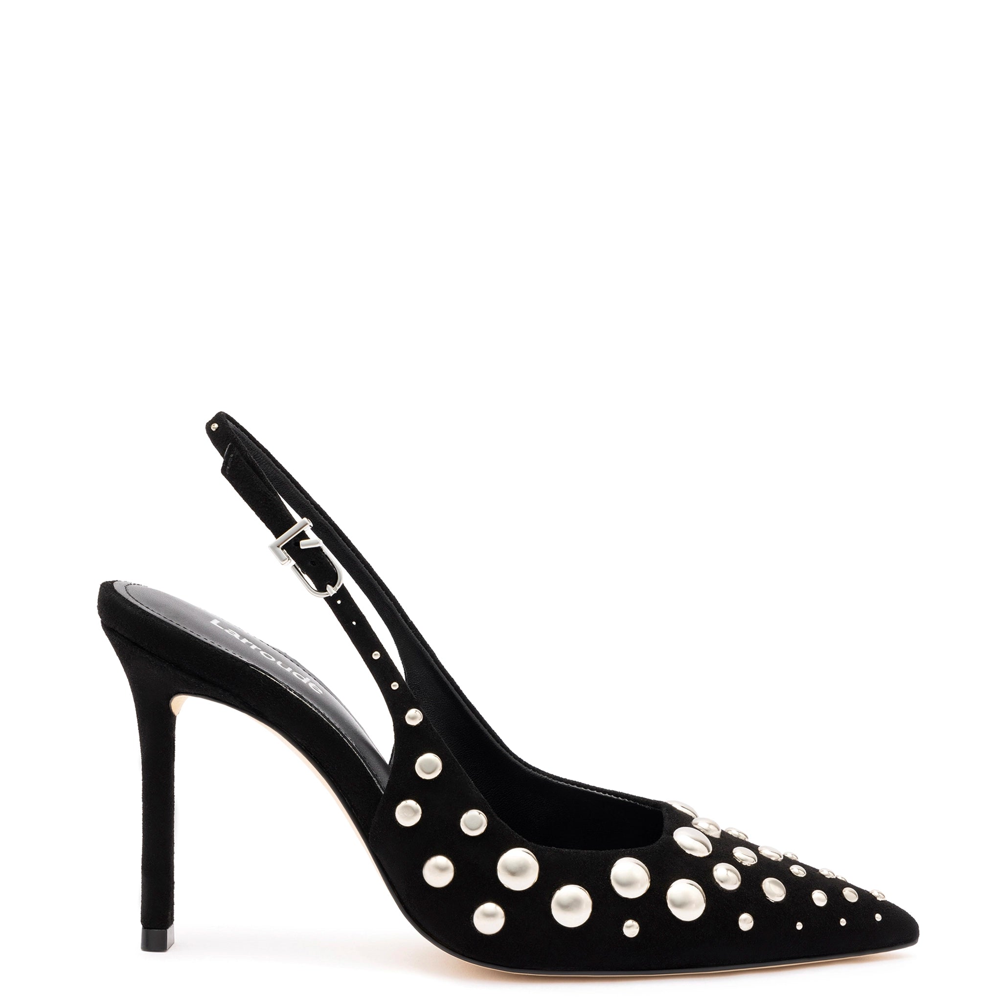 Women's Flats Sale Kaitlan Studs Pump In Black Suede