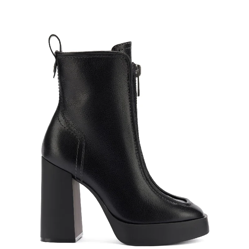 Ends Soon Nicole Hi Boot In Black Leather