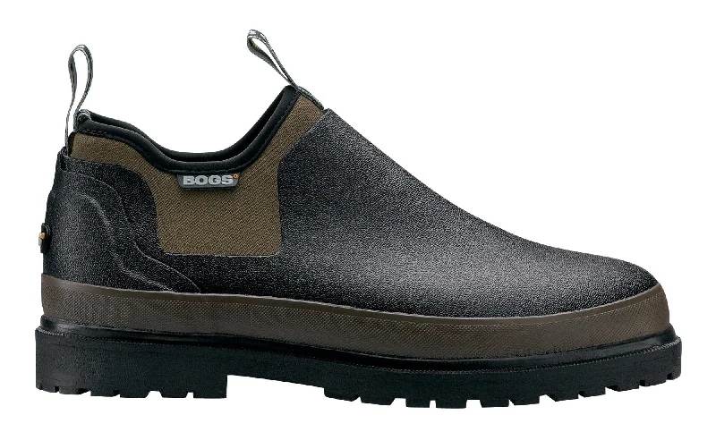 Timeless Style Promotions Bogs Mens Black Rubber Tillamook Bay WP Slip-On Shoes