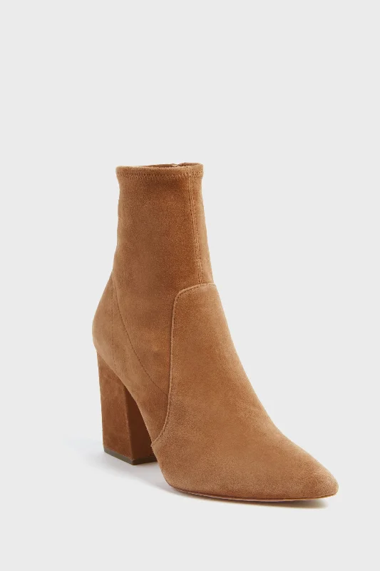 Stylish Shoe Discounts Bracco Suede Slim Isla Ankle Booties