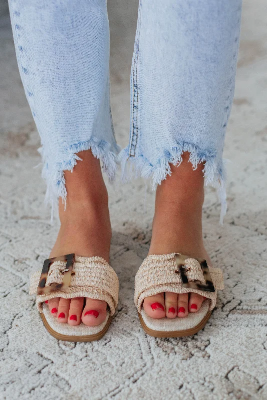 Statement Casual Shoes Brand New Attitude Sandals - Natural