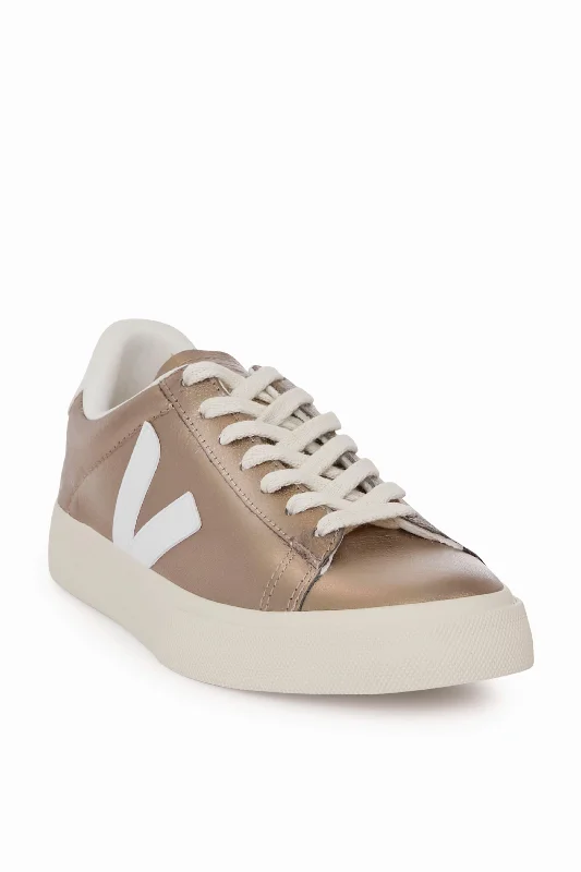 Discount Price Bronze White Campo Sneakers