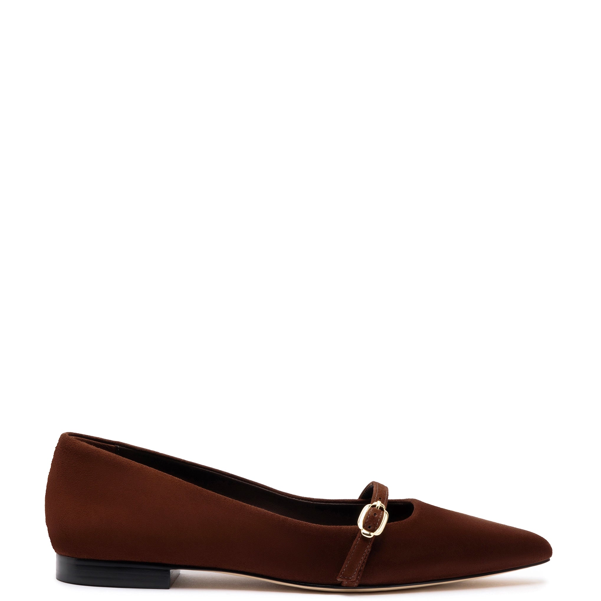 Top Deals Irene Flat In Brown Suede