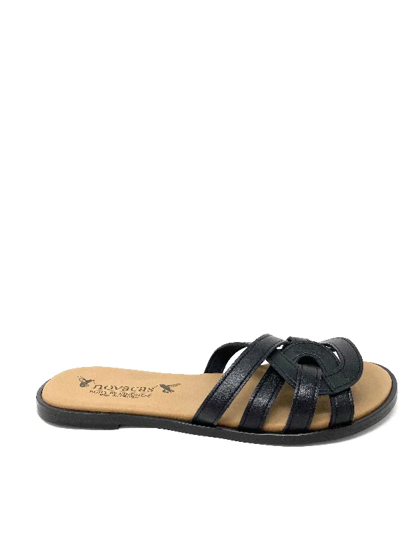 Embrace New Fashion Clarissa Slide in Black from Novacas