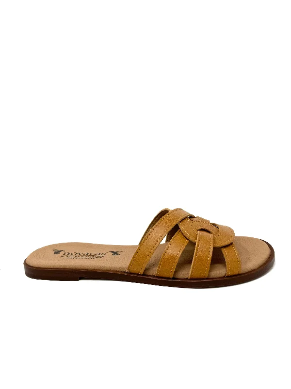 The Latest Trends Clarissa Slide in Camel from Novacas