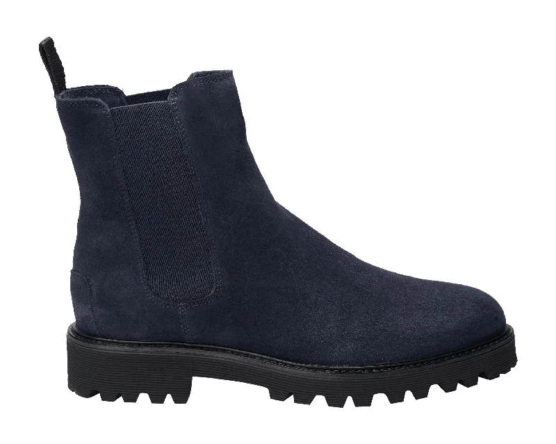 Navy Suede