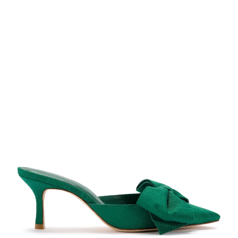 Fashionable Casual Shoes Sale Mini Elle Pump In Emerald Fabric
