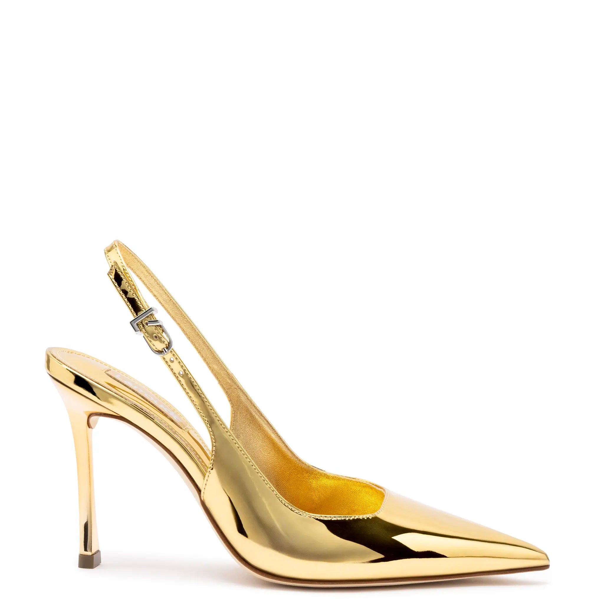 Must-Have Shoe Styles Kaitlan Pump In Gold Specchio