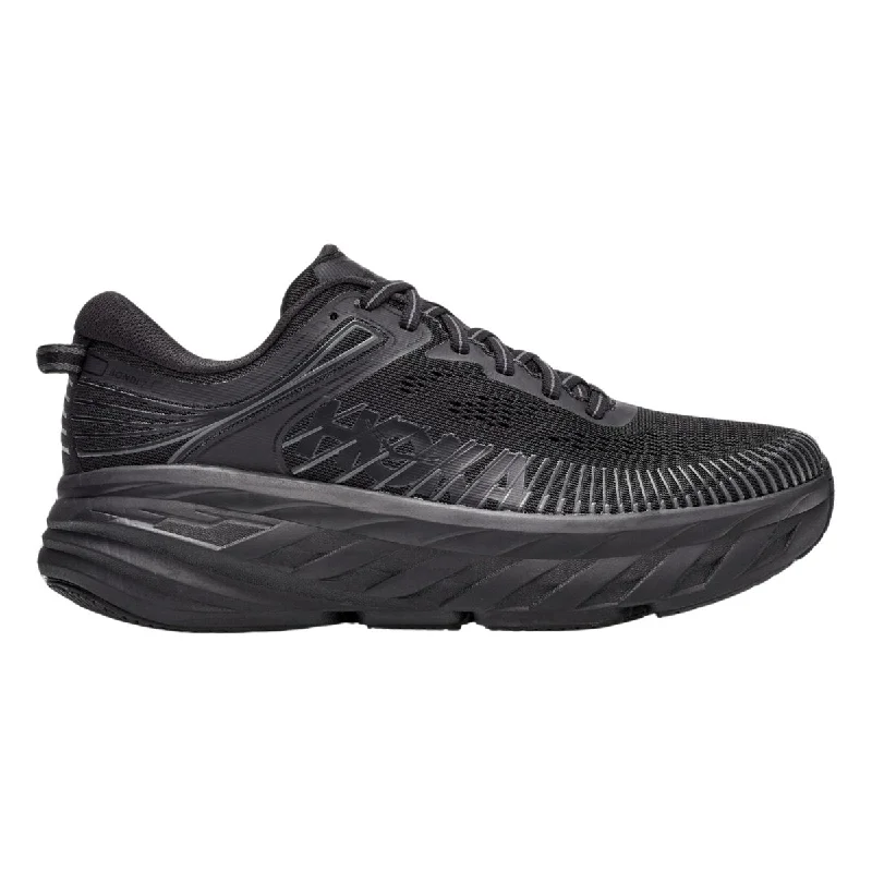 Women's Cozy Winter Boots Hoka One One Women's Bondi 7 Black/Black