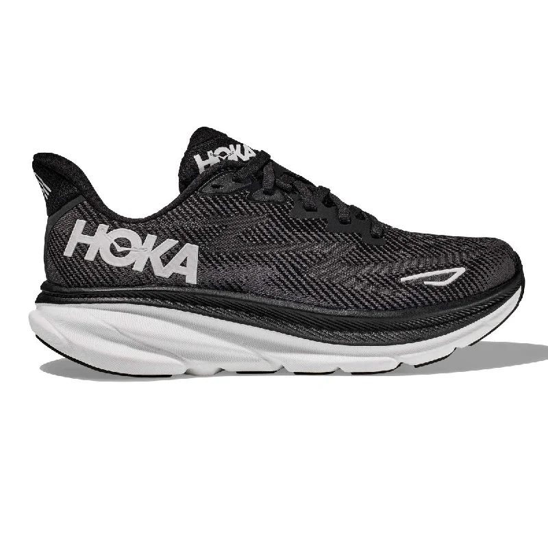 Affordable Trendy Fashion Hoka One One Women's Clifton 9 Black/White