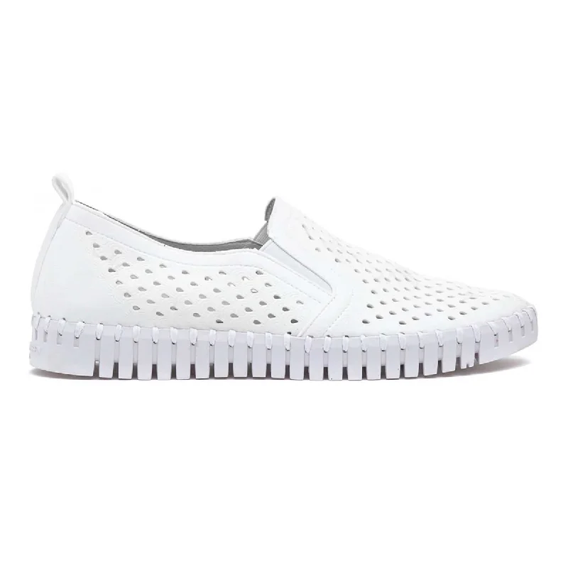 Comfortable Dressy Flats Offers Ilse Jacobsen Women's Tulip 140 White