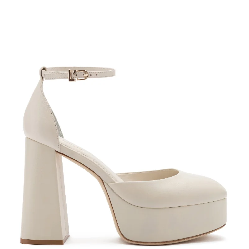 Modern Urban Slip-Ons Ari Pump In Ivory Leather